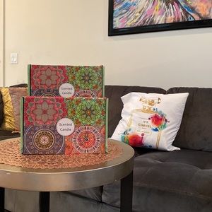 Scented candle sets of 6